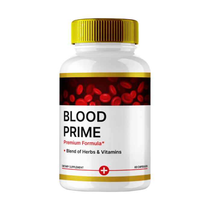 BloodPrime Blood Formula Support Supplement Pills